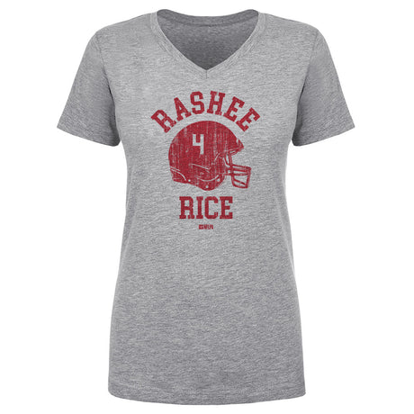Rashee Rice Women's V-Neck T-Shirt | 500 LEVEL