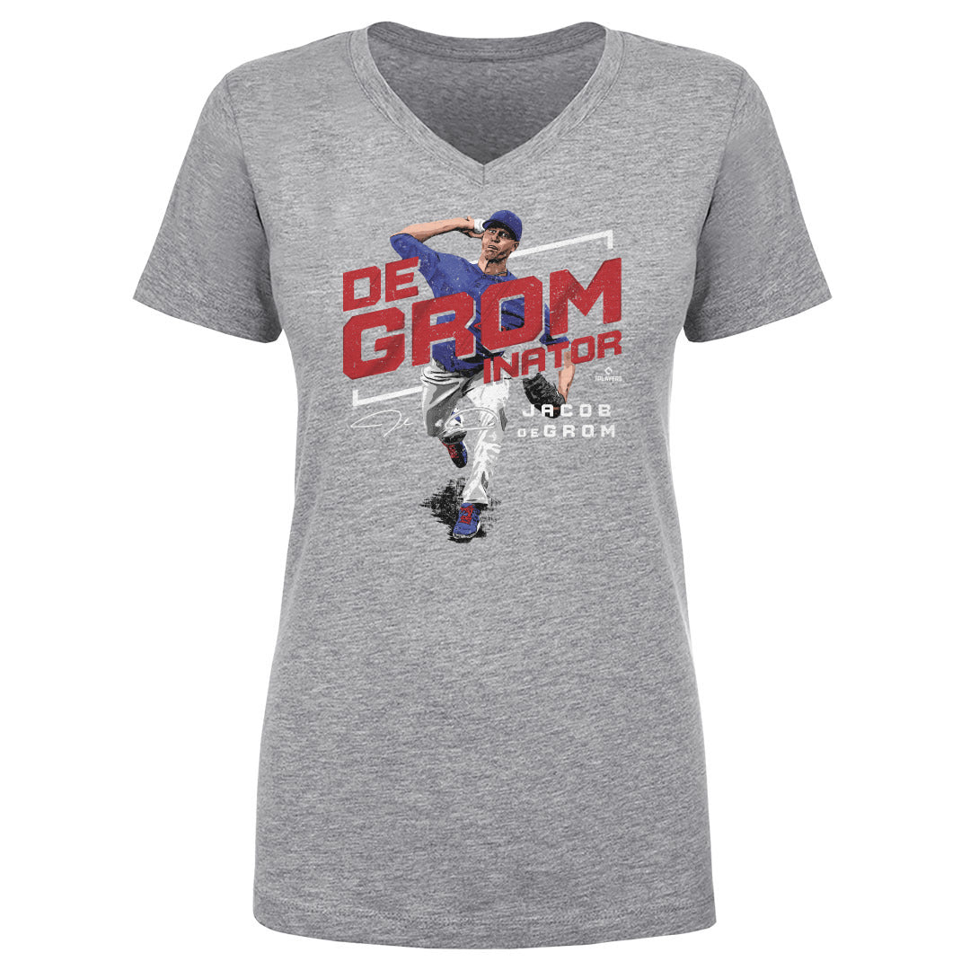 Jacob deGrom Women's V-Neck T-Shirt | 500 LEVEL