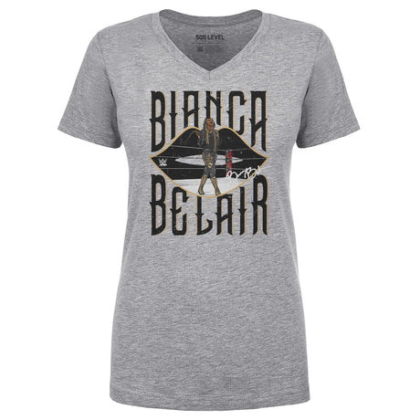 Bianca Belair Women's V-Neck T-Shirt | 500 LEVEL