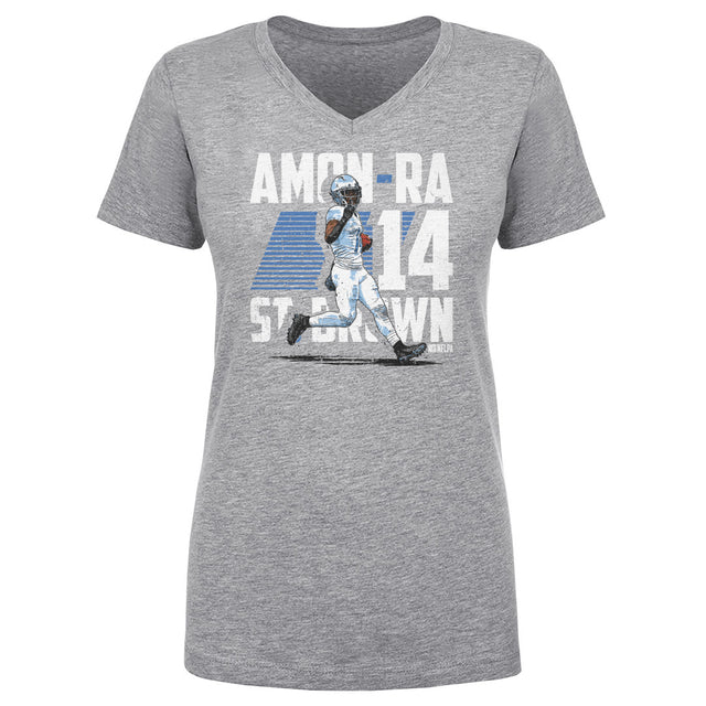 Amon-Ra St. Brown Women's V-Neck T-Shirt | 500 LEVEL