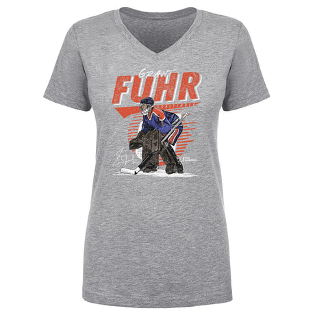 Grant Fuhr Women's V-Neck T-Shirt | 500 LEVEL
