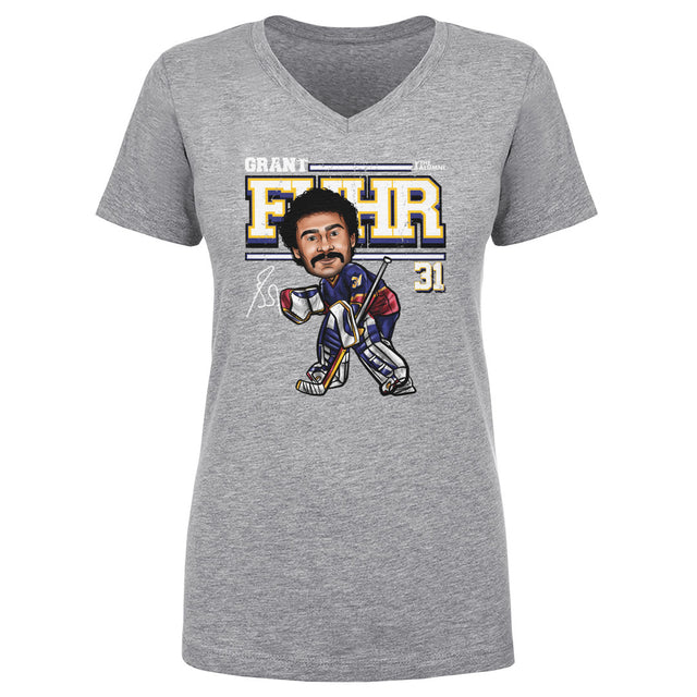 Grant Fuhr Women's V-Neck T-Shirt | 500 LEVEL