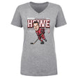 Gordie Howe Women's V-Neck T-Shirt | 500 LEVEL