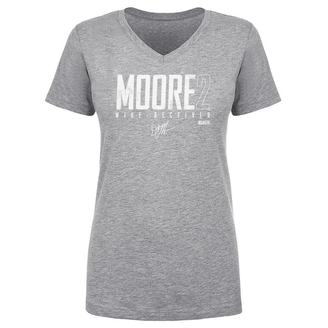 D.J. Moore Women's V-Neck T-Shirt | 500 LEVEL
