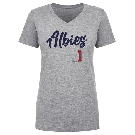 Ozzie Albies Women's V-Neck T-Shirt | 500 LEVEL