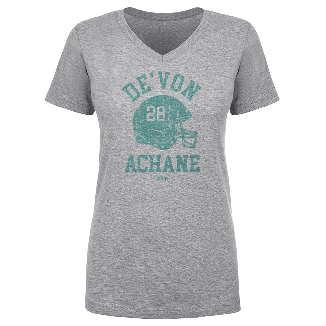 De'Von Achane Women's V-Neck T-Shirt | 500 LEVEL