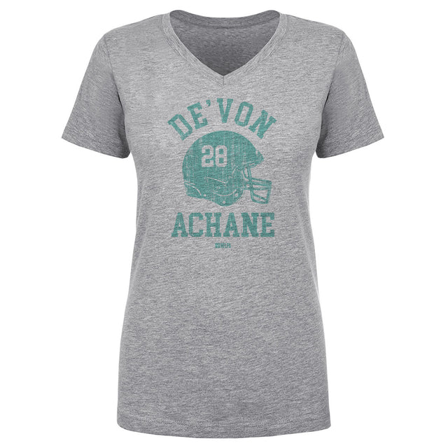 De'Von Achane Women's V-Neck T-Shirt | 500 LEVEL