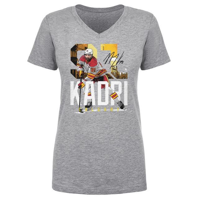 Nazem Kadri Women's V-Neck T-Shirt | 500 LEVEL