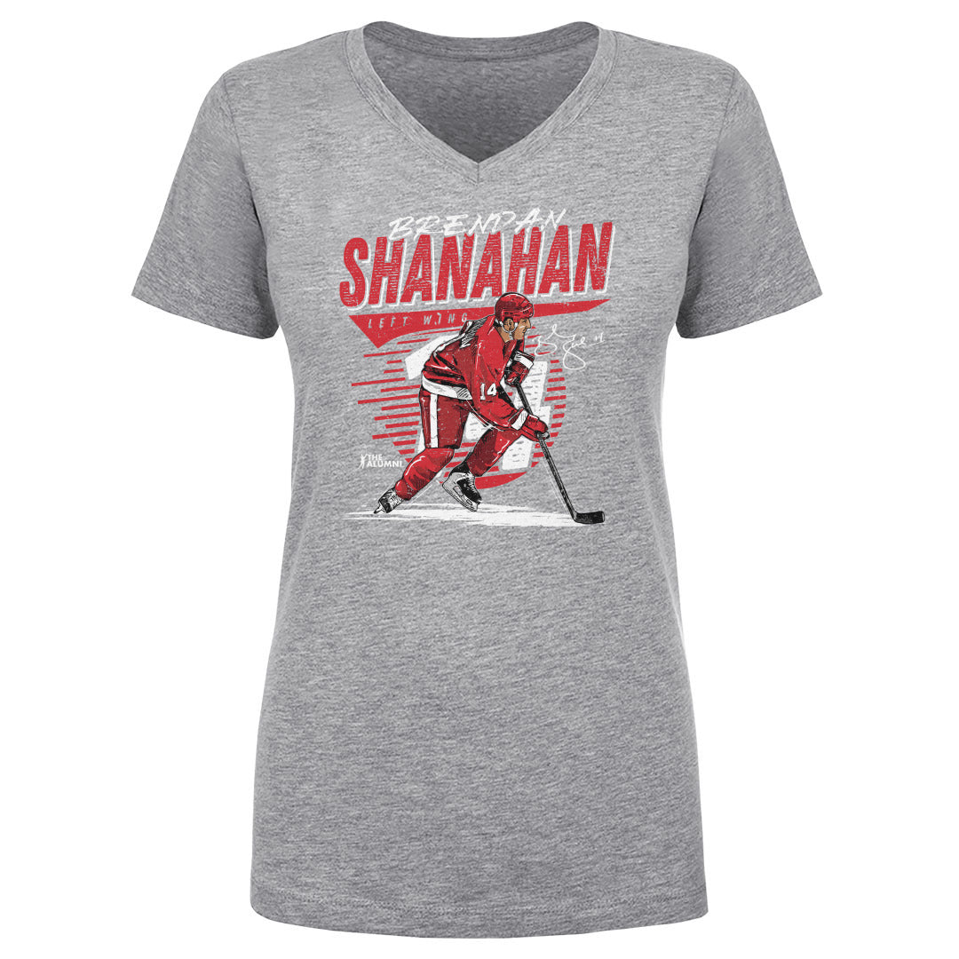 Brendan Shanahan Women's V-Neck T-Shirt | 500 LEVEL
