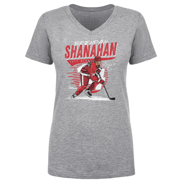 Brendan Shanahan Women's V-Neck T-Shirt | 500 LEVEL