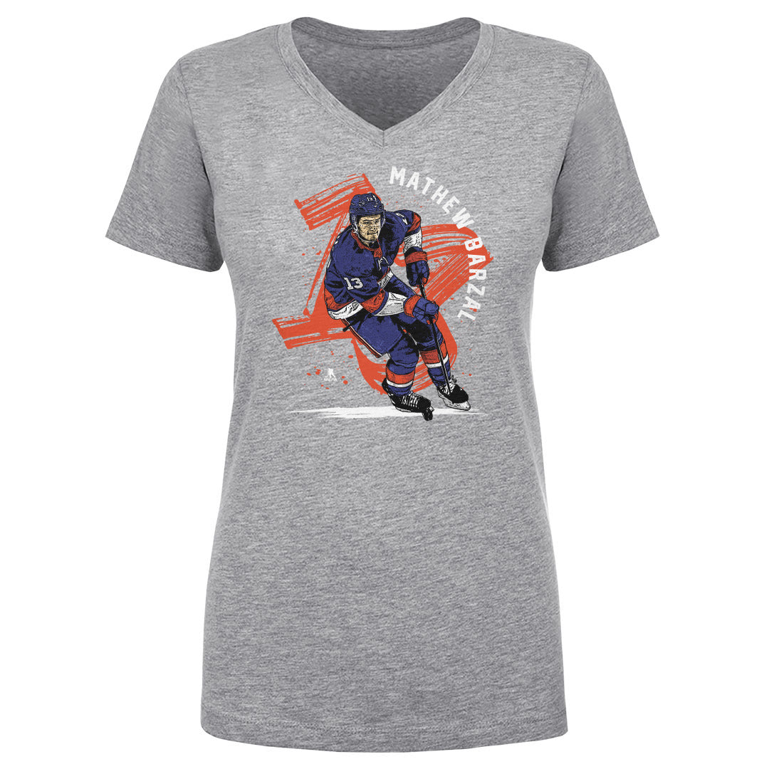 Mathew Barzal Women's V-Neck T-Shirt | 500 LEVEL