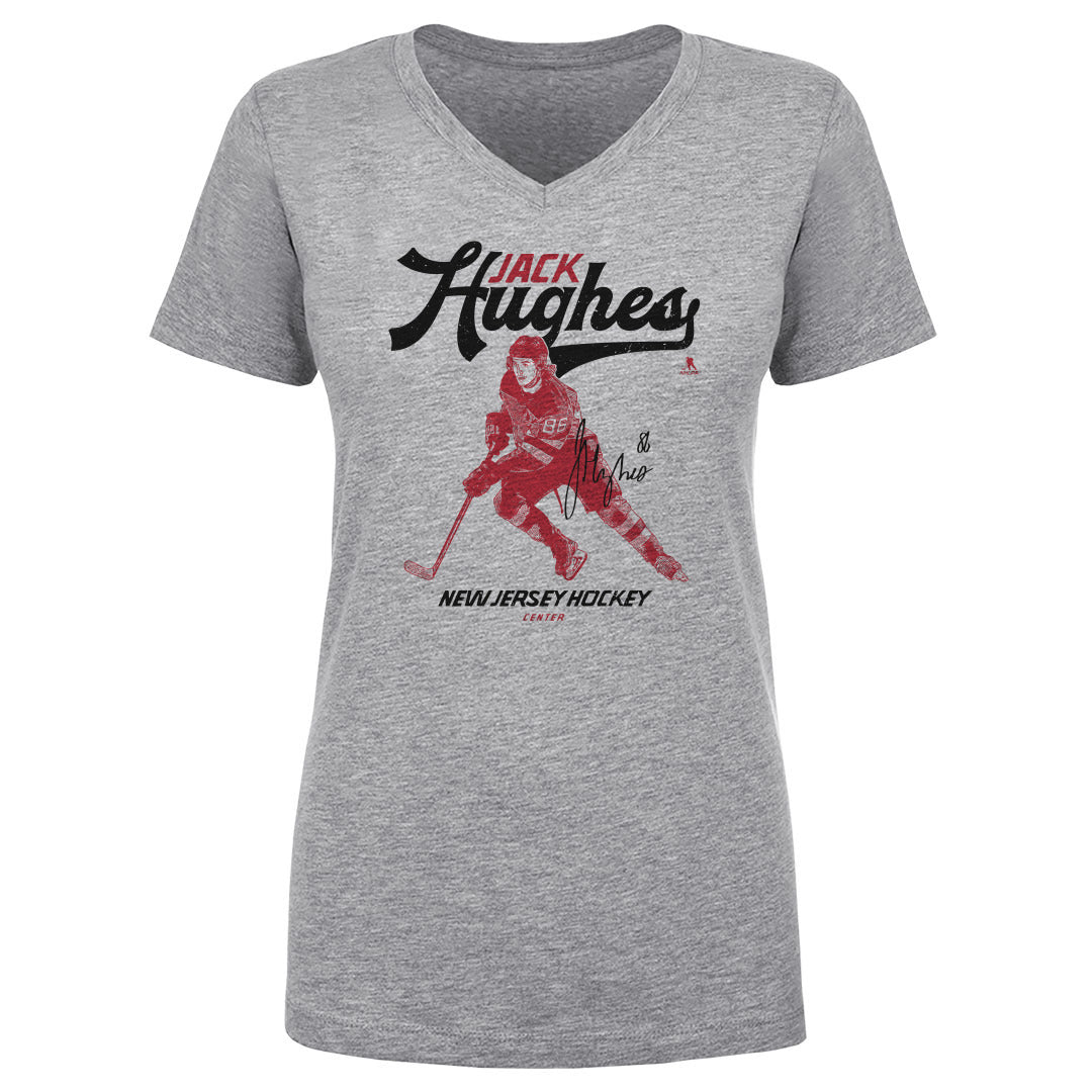 Jack Hughes Women's V-Neck T-Shirt | 500 LEVEL