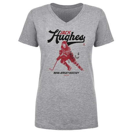 Jack Hughes Women's V-Neck T-Shirt | 500 LEVEL