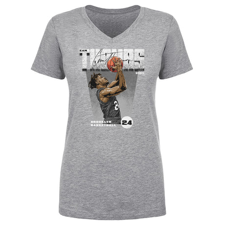Cam Thomas Women's V-Neck T-Shirt | 500 LEVEL