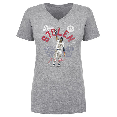 Ronald Acuna Jr. Women's V-Neck T-Shirt | 500 LEVEL