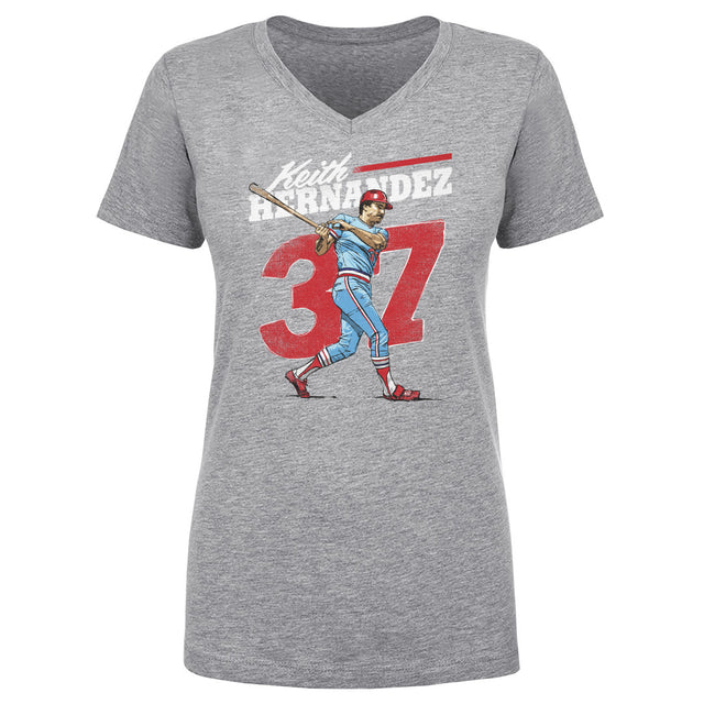 Keith Hernandez Women's V-Neck T-Shirt | 500 LEVEL
