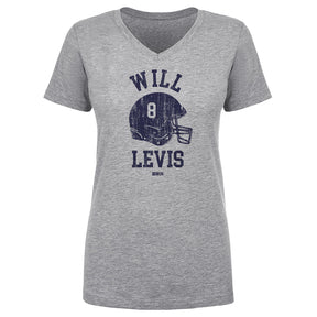 Will Levis Women's V-Neck T-Shirt | 500 LEVEL