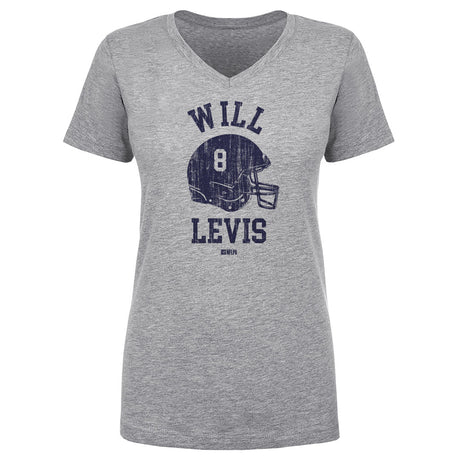 Will Levis Women's V-Neck T-Shirt | 500 LEVEL