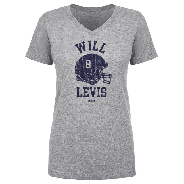 Will Levis Women's V-Neck T-Shirt | 500 LEVEL