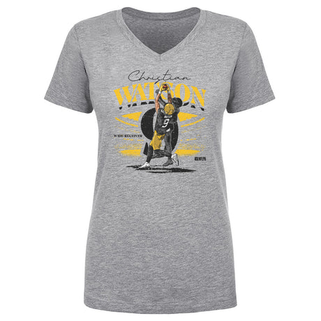 Christian Watson Women's V-Neck T-Shirt | 500 LEVEL