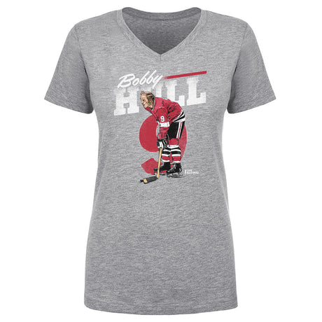Bobby Hull Women's V-Neck T-Shirt | 500 LEVEL