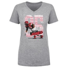 Chris Jones Women's V-Neck T-Shirt | 500 LEVEL