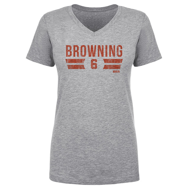 Jake Browning Women's V-Neck T-Shirt | 500 LEVEL