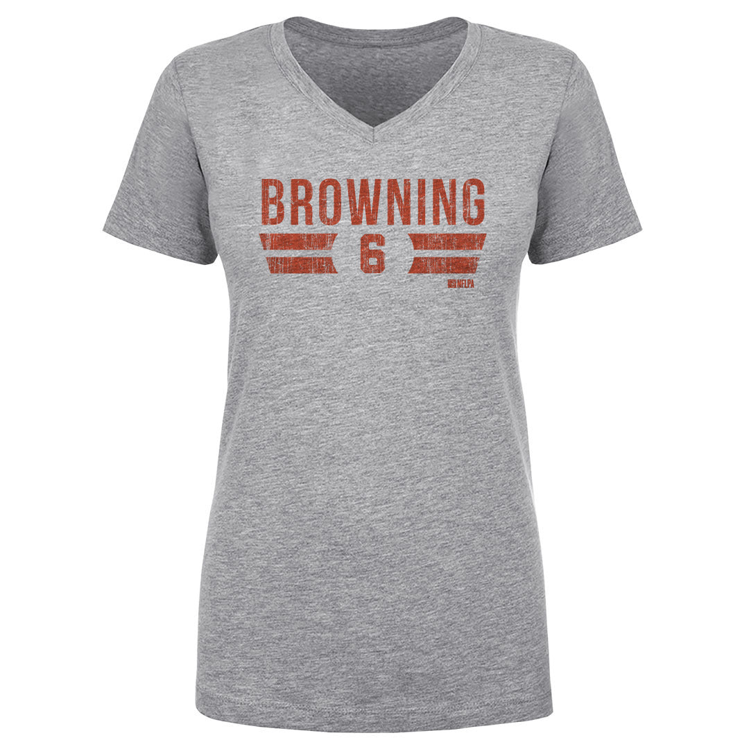 Jake Browning Women&#39;s V-Neck T-Shirt | 500 LEVEL