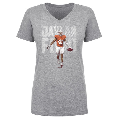 Jaylan Ford Women's V-Neck T-Shirt | 500 LEVEL