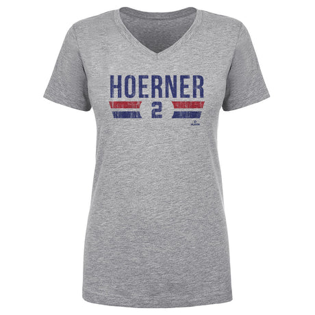 Nico Hoerner Women's V-Neck T-Shirt | 500 LEVEL