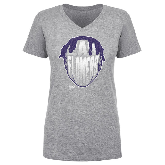 Zay Flowers Women's V-Neck T-Shirt | 500 LEVEL