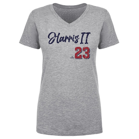 Michael Harris II Women's V-Neck T-Shirt | 500 LEVEL