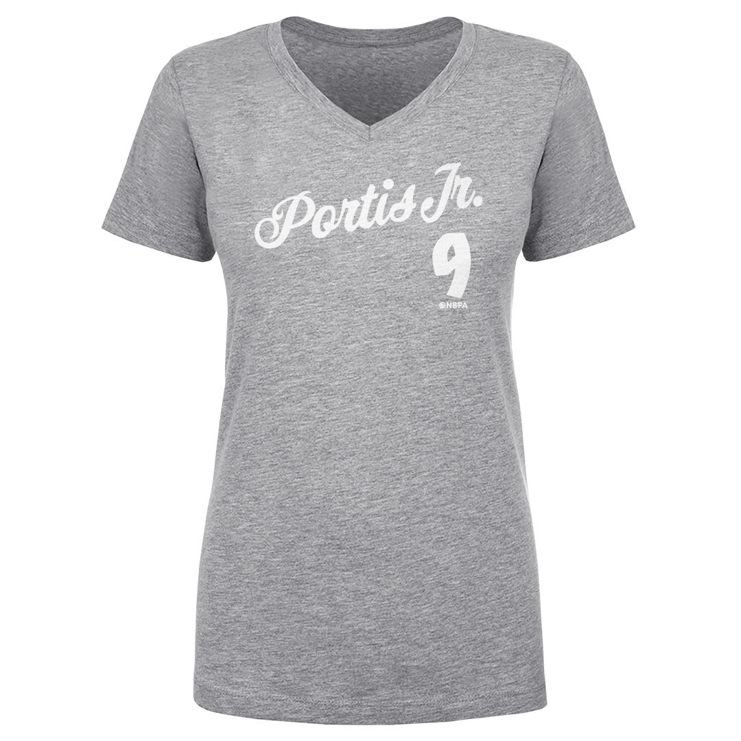 Bobby Portis Women's V-Neck T-Shirt | 500 LEVEL