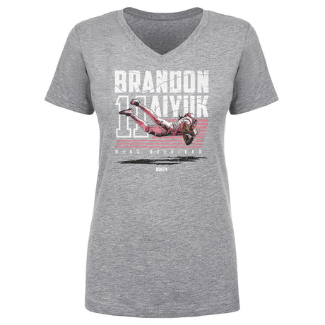 Brandon Aiyuk Women's V-Neck T-Shirt | 500 LEVEL