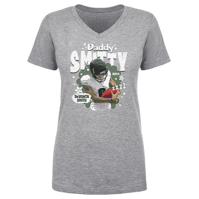 DeVonta Smith Women's V-Neck T-Shirt | 500 LEVEL