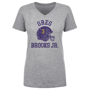 Greg Brooks Jr. Women's V-Neck T-Shirt | 500 LEVEL
