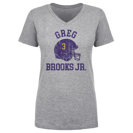 Greg Brooks Jr. Women's V-Neck T-Shirt | 500 LEVEL