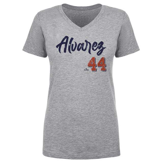 Yordan Alvarez Women's V-Neck T-Shirt | 500 LEVEL