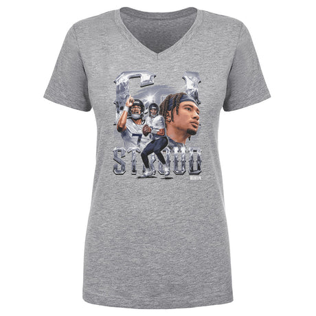 C.J. Stroud Women's V-Neck T-Shirt | 500 LEVEL