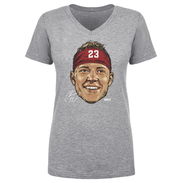 Christian McCaffrey Women's V-Neck T-Shirt | 500 LEVEL