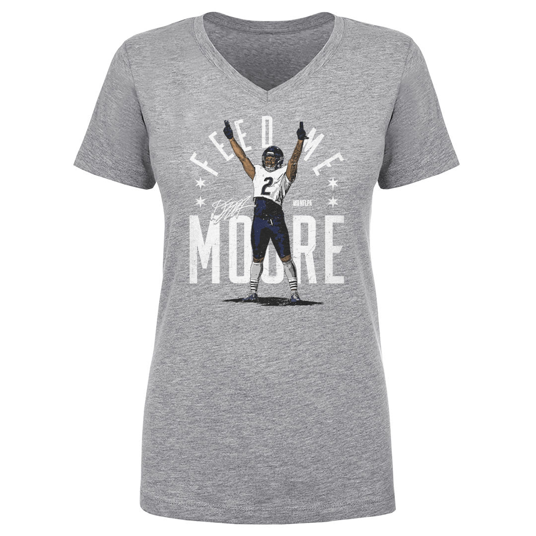 D.J. Moore Women's V-Neck T-Shirt | 500 LEVEL