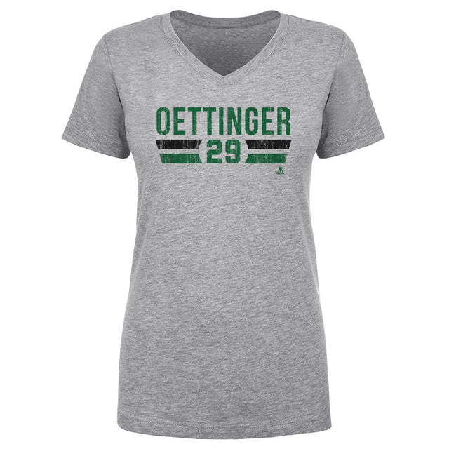 Jake Oettinger Women's V-Neck T-Shirt | 500 LEVEL