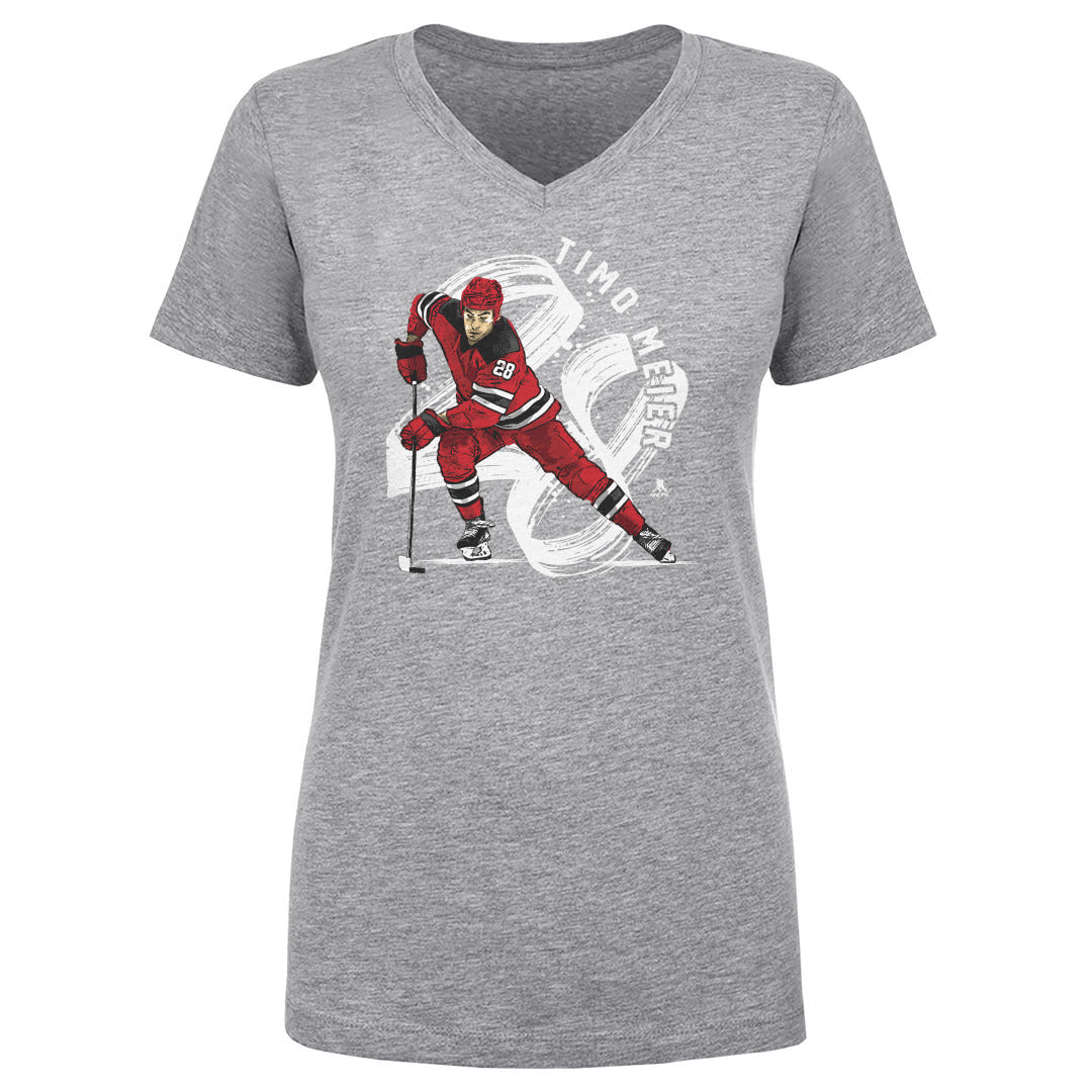 Timo Meier Women's V-Neck T-Shirt | 500 LEVEL