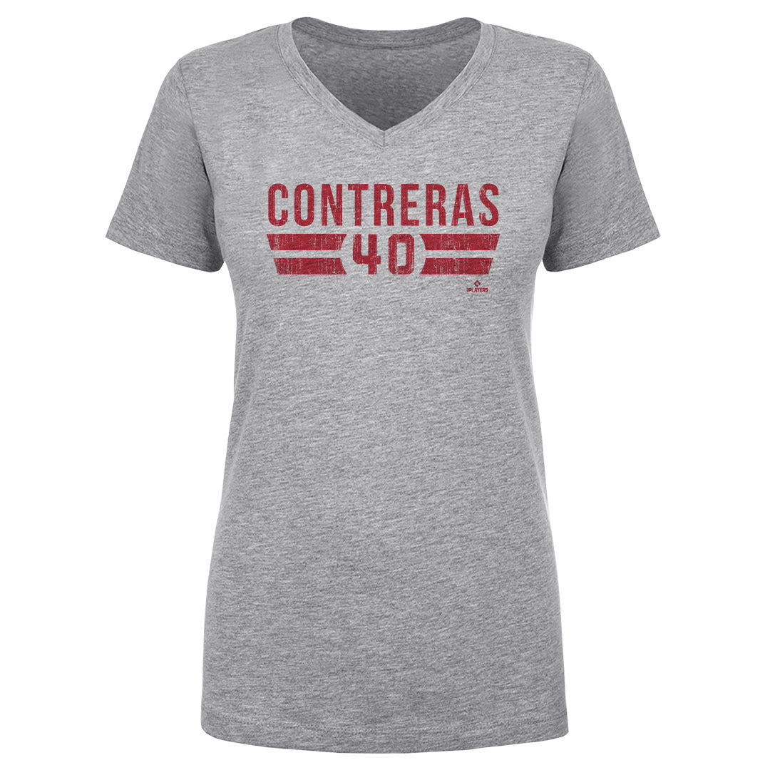Willson Contreras Women's V-Neck T-Shirt | 500 LEVEL