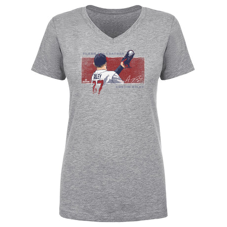 Austin Riley Women's V-Neck T-Shirt | 500 LEVEL