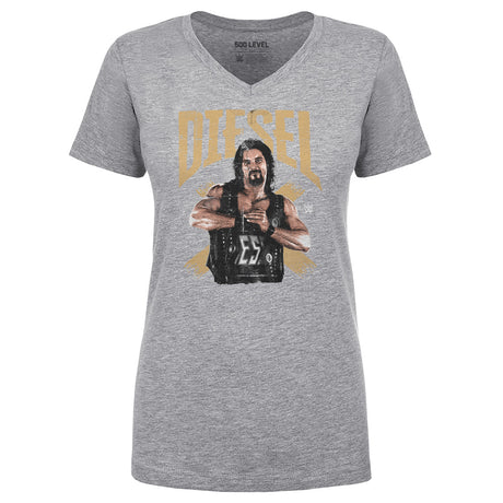 Diesel Women's V-Neck T-Shirt | 500 LEVEL