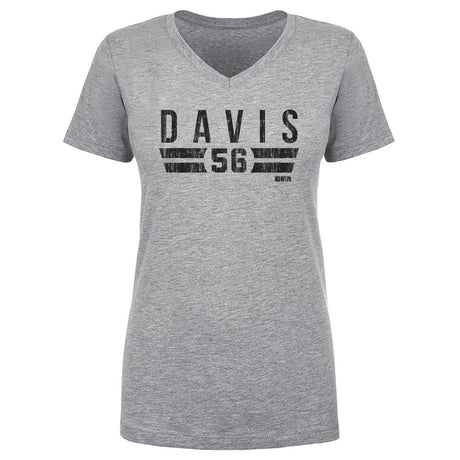 Demario Davis Women's V-Neck T-Shirt | 500 LEVEL