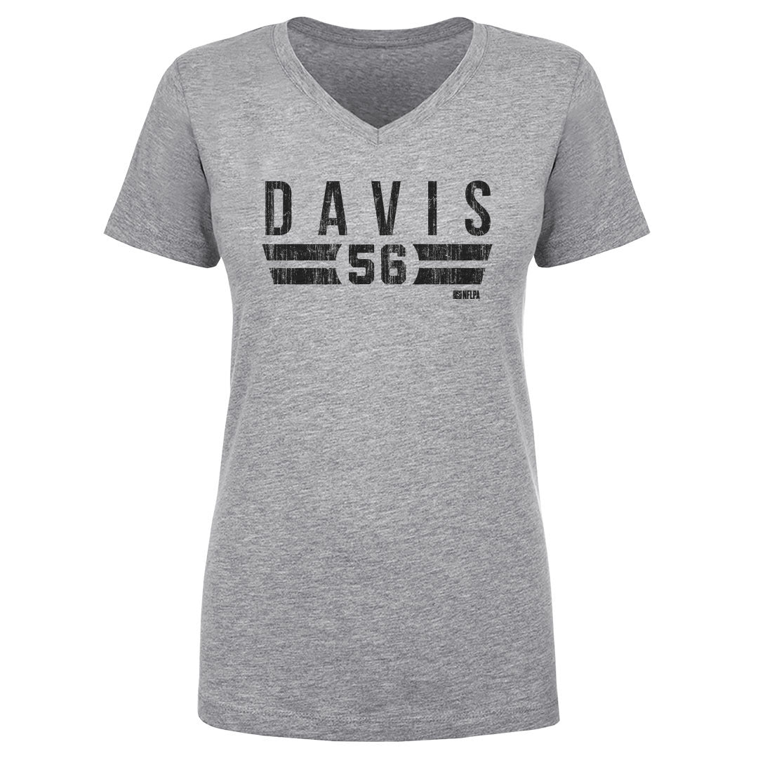 Demario Davis Women&#39;s V-Neck T-Shirt | 500 LEVEL