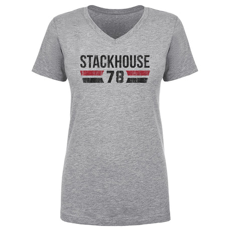 Nazir Stackhouse Women's V-Neck T-Shirt | 500 LEVEL