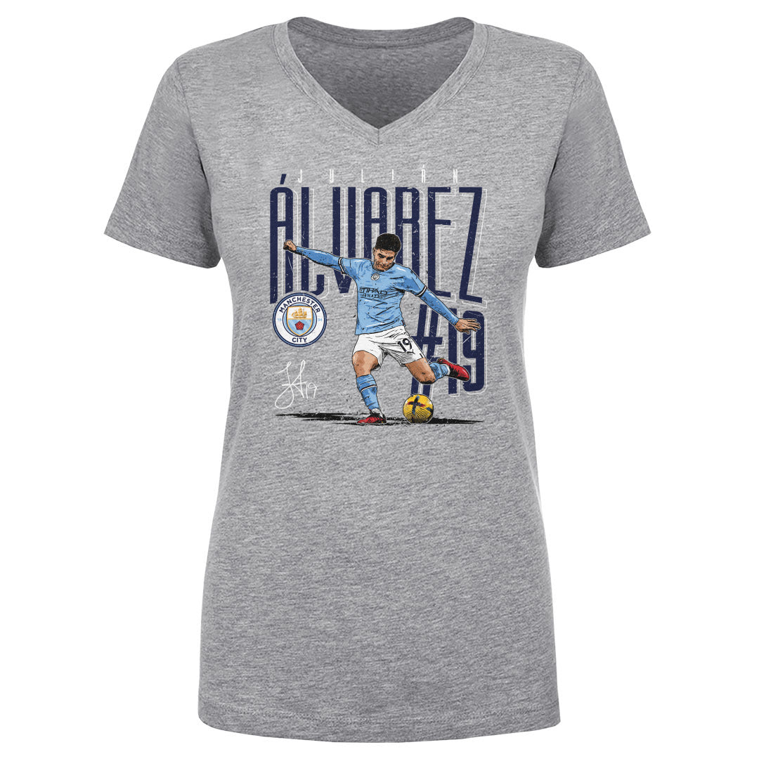 Julian Alvarez Women's V-Neck T-Shirt | 500 LEVEL